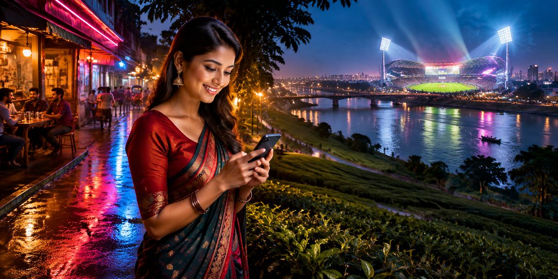 ময়মনসিংহের চা বাগানে onexbet ক্রিকেট বেটিং উপভোগ করছেন একজন ব্যবহারকারী